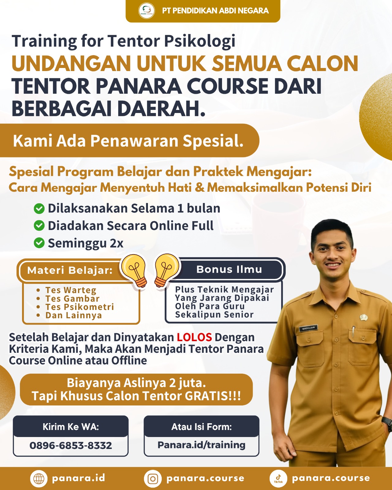 Promosi Panara Course 3