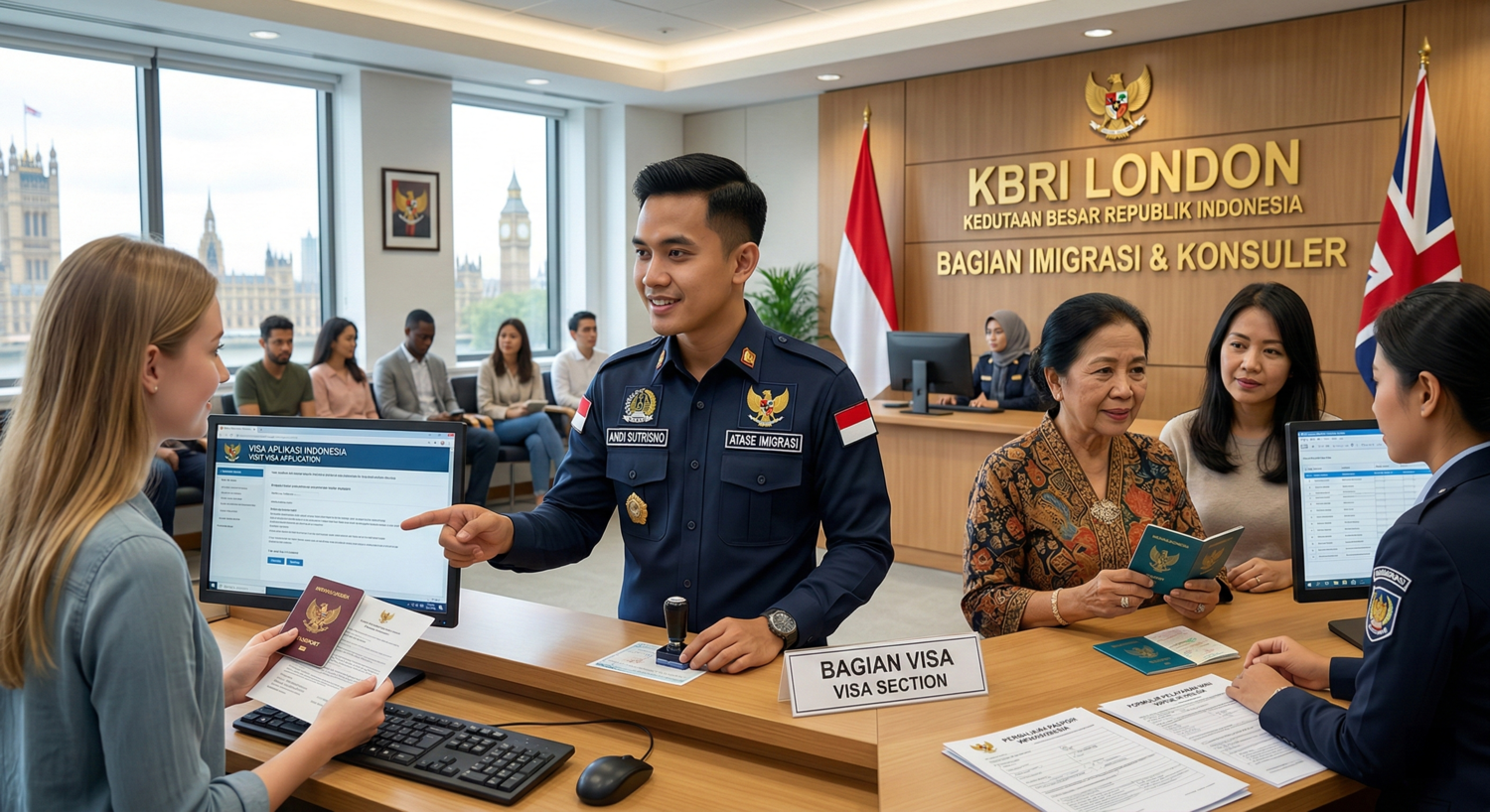 Atase Imigrasi di KBRI atau KJRI