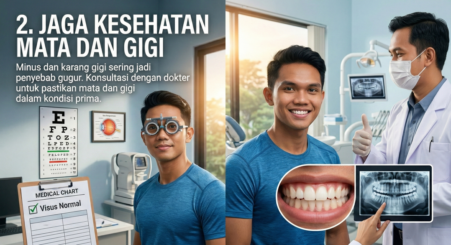 Jaga Kesehatan Mata dan Gigi