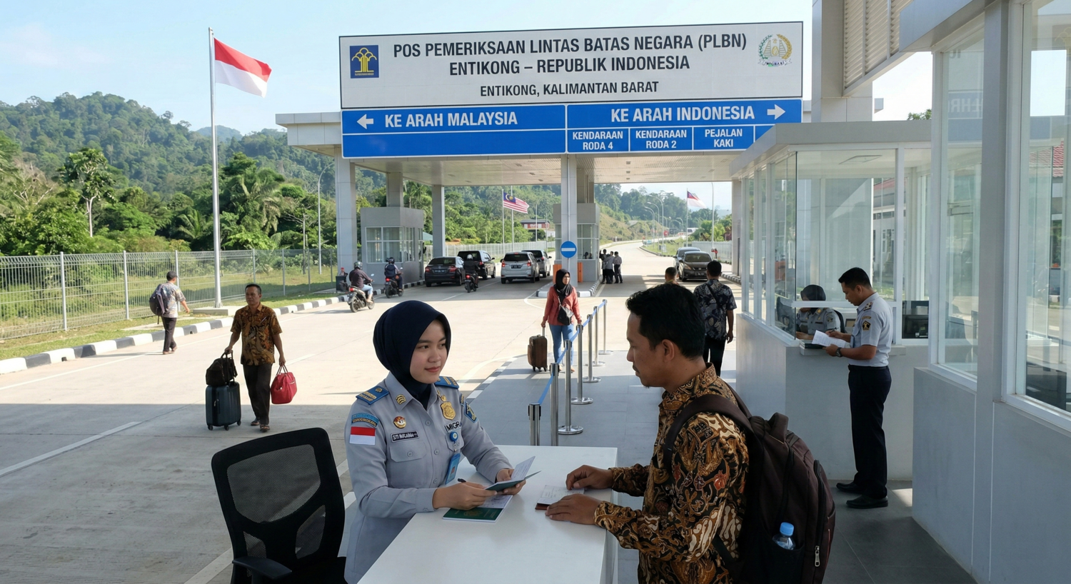 Pos Pemeriksaan Lintas Batas Negara (PLBN)