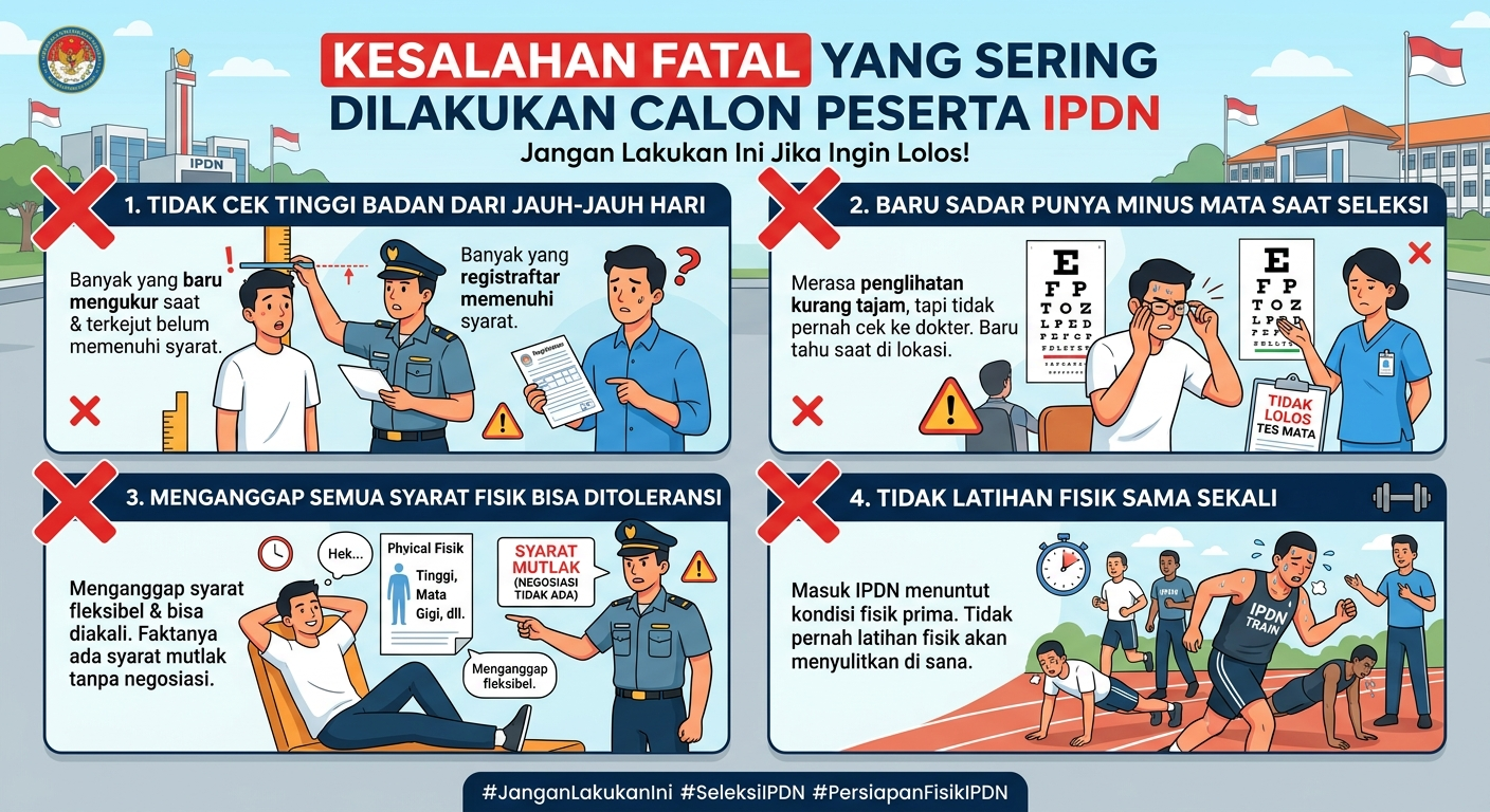 Kesalahan Fatal yang Sering Dilakukan Calon Peserta IPDN