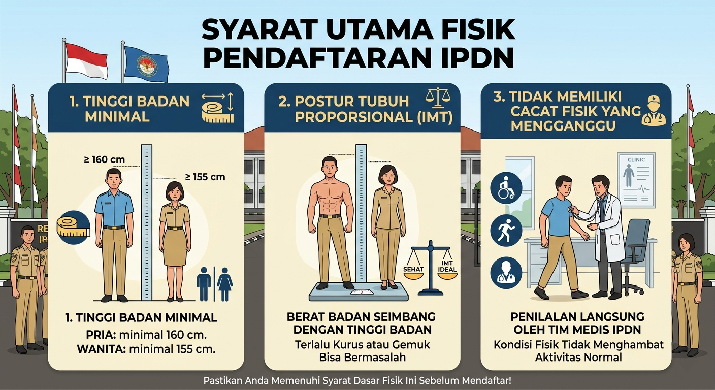 Syarat Utama Fisik IPDN yang Harus Dipenuhi
