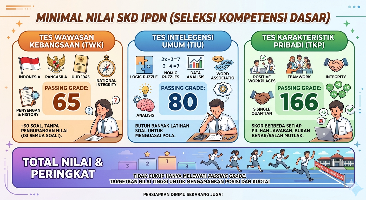 Minimal Nilai SKD yang Harus Kamu Capai